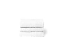 Caleffi 3X Small Bath Towel Set, 40 x 60 cm, 100% Soft and Absorbent Cotton for Bathroom, Face and Daily Use, Bidet Towels, Wash-resistant Guest Towel