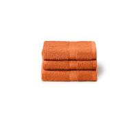 Caleffi 3X Small Bath Towel Set, 40 x 60 cm, 100% Soft and Absorbent Cotton for Bathroom, Face and Daily Use, Bidet Towels, Wash-resistant Guest Towel