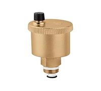 Caleffi 502140 Automatic Quick Bleed MINICAL 1/2 Inch External Thread with Shut-Off Valve