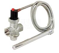 Caleffi 543513 Temperature Safety Relief Valve 3/4 Inch F for Solid Fuel Generators