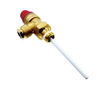 Caleffi 7 Bar 1/2" Temperature & Pressure Relief Valve 309470Cst