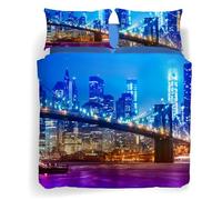 Caleffi Brooklyn Single Duvet Cover in Cotton - 80050