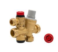 Caleffi Circlip Combi Valve 3/6bar - 22mm