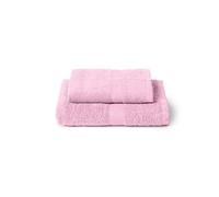 Caleffi Cotton Bidet and Face Towel Set, Wash-resistant Towels, Includes 1 Face Towel 55 x 100 cm and 1 Guest Bidet Towel 40 x 60 cm, 2 Piece Towels, Confetto