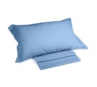 Caleffi Cotton Plain Bedding Set, Avio, Double