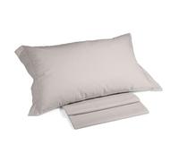 Caleffi Cotton Plain Bedding Set, Sand, Single