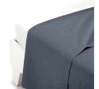 Caleffi Cotton Plain Top Sheet, Grey, Single