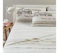 Caleffi - Double Bed Set with Double Bed Sheets 100% Cotton 240 x 280 cm, Double Fitted Sheet 180 x 200 cm for Mattress 25 cm High, 2 Pillow Cases for Bed 50 x 80 cm