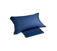 Caleffi - Double Bed Set with Double Bed Sheets 100% Cotton 240 x 285 cm, Double Fitted Sheet 180 x 200 cm for Mattress 28 cm High, 2 Pillow Cases for Bed 50 x 80 cm