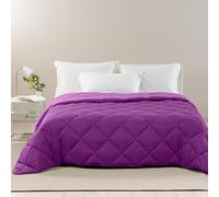 Caleffi - Double Winter Quilt 260 x 265 cm in Microfibre, Soft Winter Double Duvet, Washable Resistant Padded Duvet, Hypoallergenic Quilted Blanket, Made in Italy