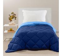 Caleffi - Microfibre Single Bed Quilt 170 x 265 cm, Warm, Soft and Cuddly, Winter Single Bed Duvet Padded, Washable Resistant, Hypoallergenic Quilted Blanket, Made in Italy