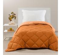 Caleffi - Microfibre Single Bed Quilt 170 x 265 cm, Warm, Soft and Cuddly, Winter Single Bed Duvet Padded, Washable Resistant, Hypoallergenic Quilted Blanket, Made in Italy