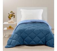 Caleffi - Microfibre Single Bed Quilt 170 x 265 cm, Warm, Soft and Cuddly, Winter Single Bed Duvet Padded, Washable Resistant, Hypoallergenic Quilted Blanket, Made in Italy