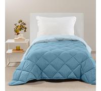 Caleffi - Microfibre Single Bed Quilt 170 x 265 cm, Warm, Soft and Cuddly, Winter Single Bed Duvet Padded, Washable Resistant, Hypoallergenic Quilted Blanket, Made in Italy