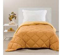 Caleffi - Microfibre Single Bed Quilt 170 x 265 cm, Warm, Soft and Cuddly, Winter Single Bed Duvet Padded, Washable Resistant, Hypoallergenic Quilted Blanket, Made in Italy