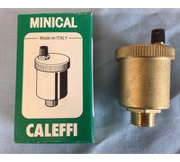 Caleffi Minical automatic air vent with 1/2" BSP inlet. 502040 Brand New