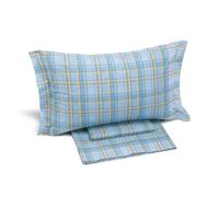 Caleffi - Oxford Bed Sheet Set, Not Specified, Double Size Light Blue