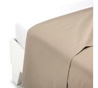 Caleffi Plain Cotton Top Sheet, Rope, Double