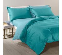 Caleffi - Plain Double Duvet Cover Set - Anise