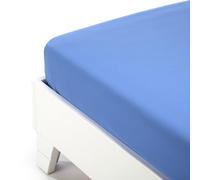 Caleffi Plain Dyed Top Sheet, Cotton, Moka, Single