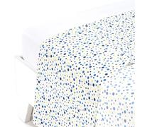 Caleffi - Polka Dot Top Sheet for Girls Double Blue