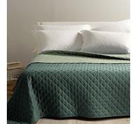 Caleffi - Quilted Plain Bedspread - Single - Jade