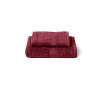 Caleffi Set of 2 Bath Towels and Bidet in Cotton, Wash-resistant Towels, Includes 1 Face Towel 55 x 100 cm and 1 Guest Bidet Towel 40 x 60 cm, 2 Pieces