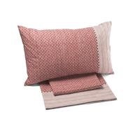 Caleffi - Set of 2 Woven Sheets Not Specified Double Coral