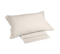 Caleffi - Single Bed Set in 100% Cotton Composed of Single Bed Sheets 160 x 285 cm + 1 Fitted Sheet with Single Fitted Sheet 90 x 200 cm for Mattress 28 cm High + 1 Pillow Case 50 x 80 cm
