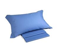 Caleffi - Solid Color Cotton Bed Sheet Set Ocean Double