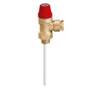 Caleffi Temperature & Pressure Relief Valve 3 Bar 1/2" 90 deg 309430