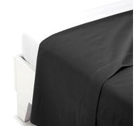 Caleffi Top Sheet, Cotton, Black, King Single