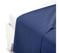 Caleffi Top Sheet, Cotton, Blue, Single