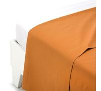 Caleffi Top Sheet, Cotton, Orange, King Single