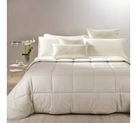 Caleffi - Two-Colour Quilt Plain Single Sand