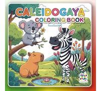 CALEIDOGAYA COLORING BOOK | Libro da Colorare per Bambini dai 3 Anni in su: + di 40 disegni grandi e facili da colorare - Animali della giungla, del ... divertenti nel pratico formato 21x21 cm