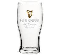 CalEli Gifts Engraved Guinness Pint Glass with Gift Box. Personalised Glass
