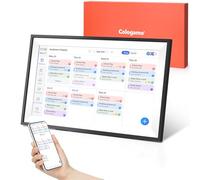 Calendar 15.6 Inch Digital Calendar & Chore Chart, Smart Touchscreen Interactive Display for Family Schedules Gift for Mother Mom Women Grandpa (Black)