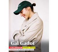 Calendar 2024 - 2025: Celeb and Entertainment, UK, Scotland, Rol & N Ireland bank Holidays, Jan 2024 to Jun 2026, 30 Months, 17" x 11" Opened, Thick & ... Gift For Beloved Fan, Kalendar, Calendrier