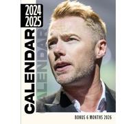Calendar 2024 - 2025: Celeb and Entertainment, UK, Scotland, Rol & N Ireland bank Holidays, Jan 2024 to Jun 2026, 30 Months, 17" x 11" Opened, Thick & ... Gift For Beloved Fan, Kalendar, Calendrier