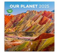 Calendar 2024-2025, Our Planet Wall Calendar, Monthly Calendar, 16 Month Hanging Calendar Sep 2024 - Dec 2025, 12x12 in.