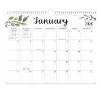 Calendar 2025-2026 -18 Month Wall Calendar from July 2025- December 2026 Monthly Calendar for Home Office Planning Orgnizing