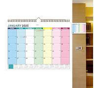 Calendar 2025-2026 | 18 Months School Calendar - Runs from January 2025 to June 202, Family Planner for Home Wall Classroom Event Tracking