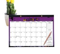 Calendar 2025-2026 | Calendar Planner 2025-2026 Wall with Julian Dates | Personal Time Management Planner for Home School Offices Classroom Meeting Room Studio