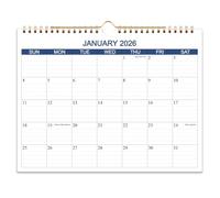 Calendar 2025-2026 - Wall Calendar 2025-2026 from Aug 2025 to Dec 2026, 17 Monthly Calendar, 140gsm Thick Paper for Organizing & Planning, 21.5x28cm, Calendars 2025-2026, Wall Planner 2025-2026