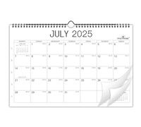 Calendar 2025-2026 - Wall Calendar 2025-2026, from July 2025 to December 2026, Month to View Family Calendar, 32 x 21.5 cm, Thick Paper, Twin-wire Binding, Holidays, Julian Dates, Large blocks
