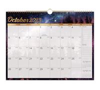 Calendar 2025-2026 - Wall Calendar 2025-2026, Jul.2025 - Dec.2026, 15" x 11.5", 18 Months Wall Calendar Large with Twin-wire Binding + Thick Paper + Hanging Hook - Dreaming Moon