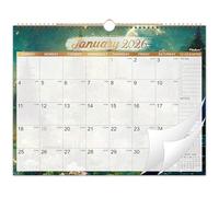 Calendar 2025-2026 - Wall Calendar 2025-2026, Jul.2025 - Dec.2026, 15" x 11.5", 18 Months Wall Calendar Large with Twin-wire Binding + Thick Paper + Hanging Hook - Dreaming Moon
