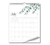 Calendar 2025-2026,Wall Calendar 2025 uk 18 Monthly Vertical Wall Planner July 2025 to December 2026, 14.5" x 11.5" Modern Wall Hanging Calendar for School, Home, Office for Organizing & Planning