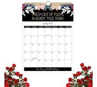 Calendar 2025 For Tired Ass Women,2025 Fu-Ck It Calendar,12-Month Funny Swear Word Planner Monthly Calendar,2025 Home Office Hanging Calendar (11 * 8.5IN)